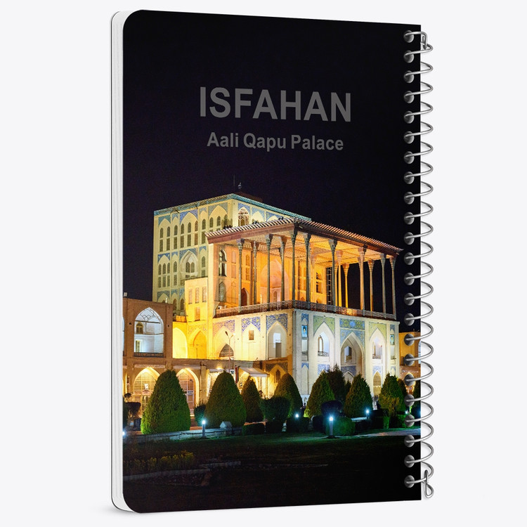 دفتر نقطه ای 50 برگ خندالو طرح عمارت عالی قاپو اصفهان کد 37247