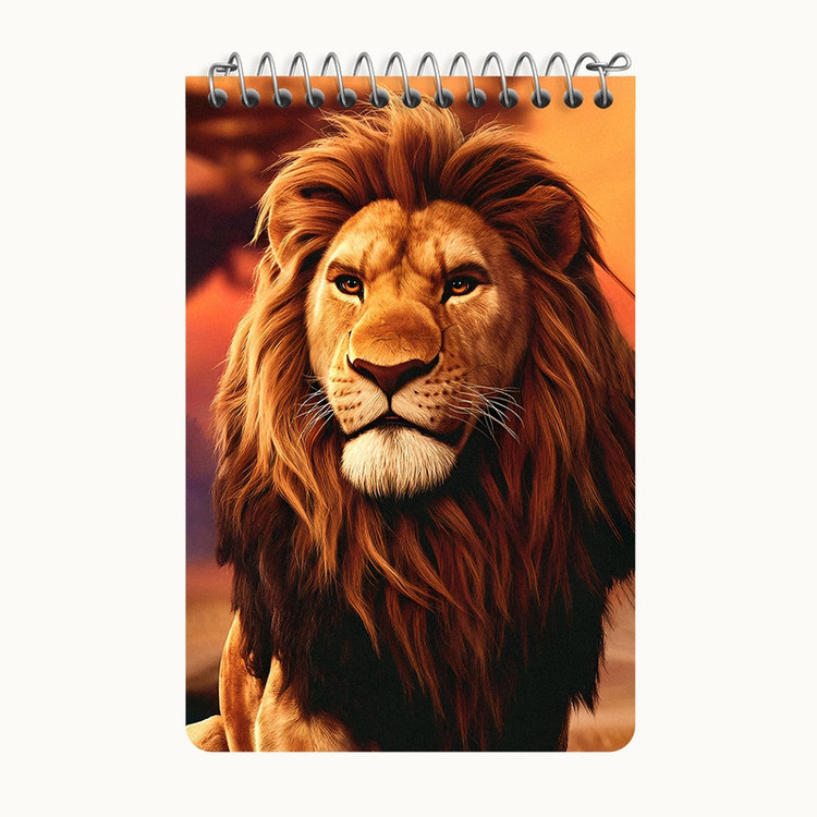 دفتر یادداشت 50 برگ خندالو طرح شیر کد F12654