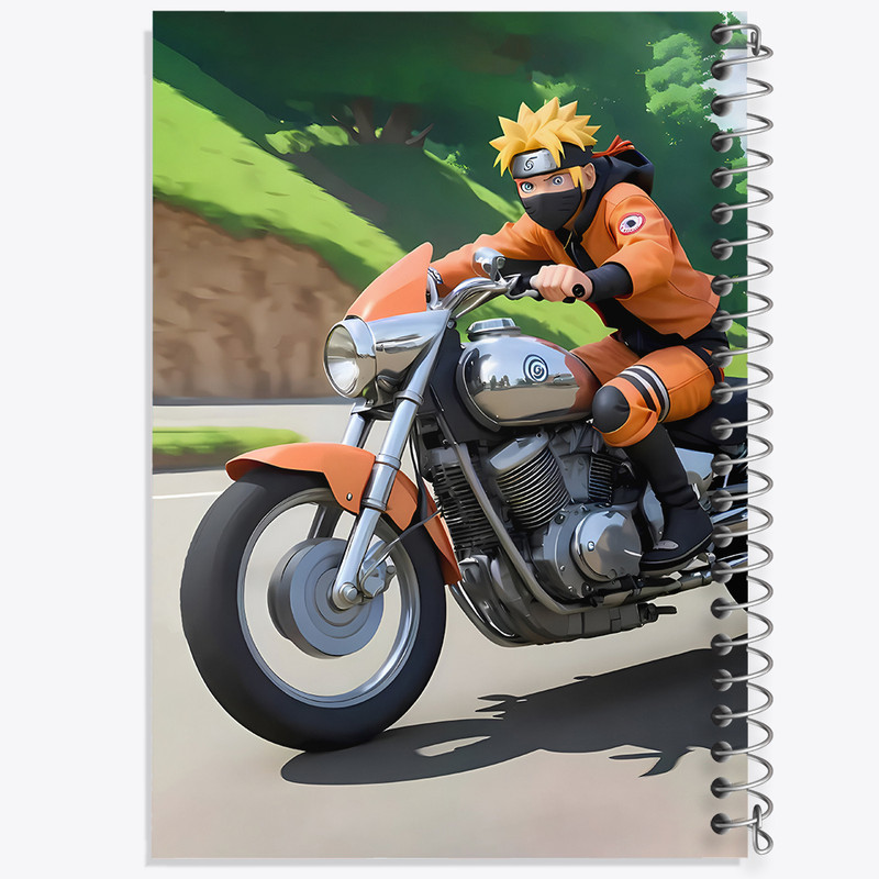 دفتر لیست خرید 50 برگ خندالو طرح انیمه ناروتو (Naruto) کد F5600