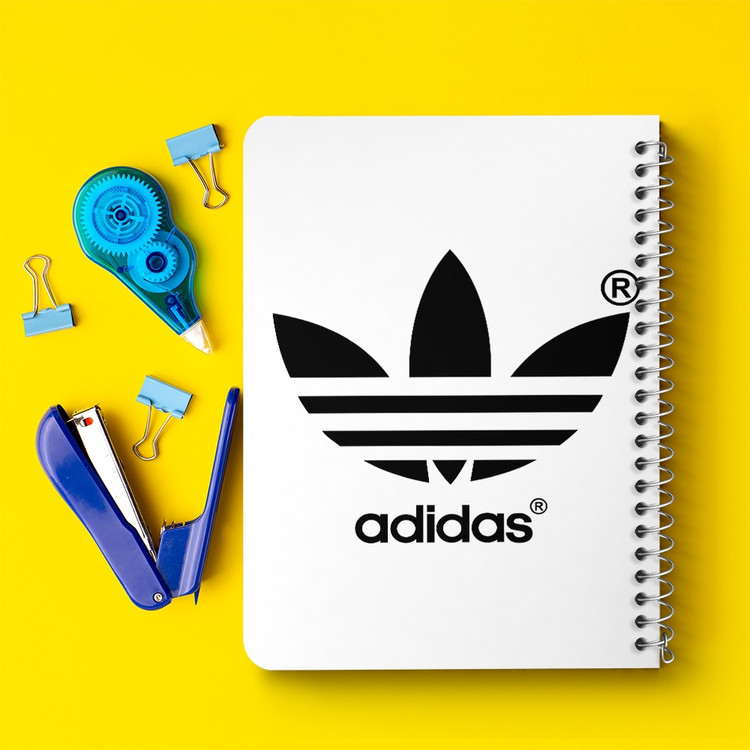 دفتر طراحی 50 برگ خندالو طرح آدیداس Adidas کد 6214