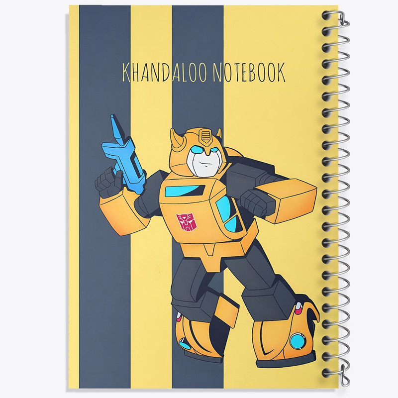 دفتر طراحی 50 برگ خندالو طرح فیلم ترنسفورمرز (Bumblebee) کد N8935