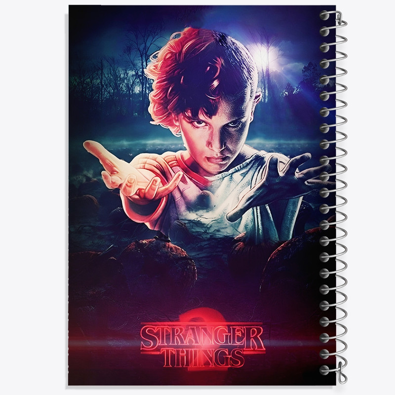 دفتر شطرنجی 50 برگ خندالو طرح استرنجر تینگز (Stranger Things) کد F10166