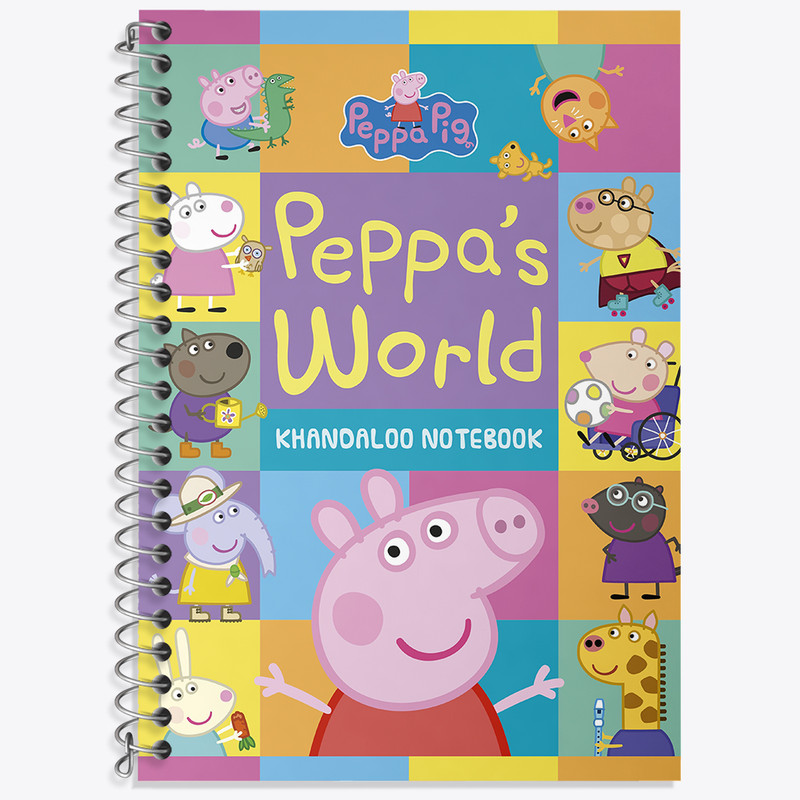 دفتر نت موسیقی 50 برگ خندالو طرح انیمیشن پپا پیگ (Peppa Pig) کد N9252