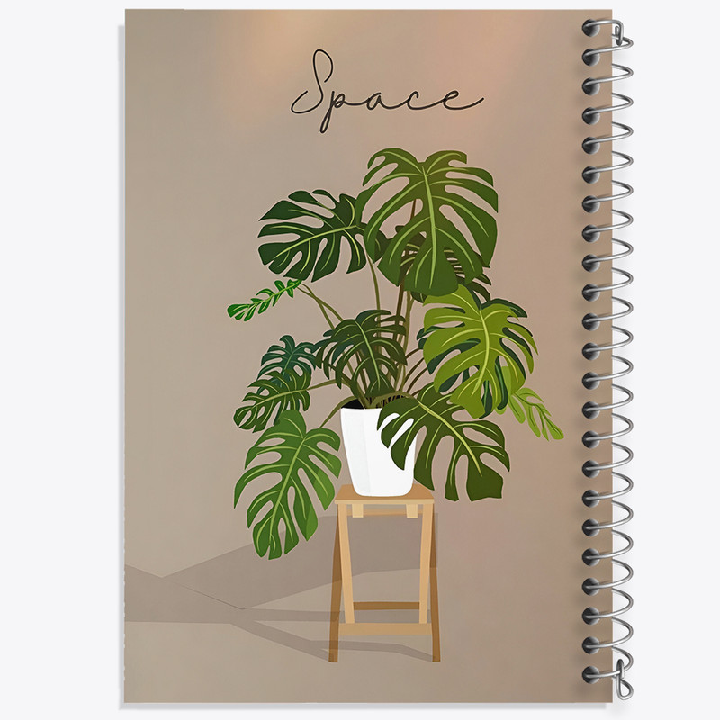 دفتر مشق 100 برگ خندالو طرح Space کد N6024