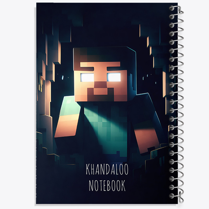 دفتر نقاشی 50 برگ خندالو طرح بازی ماینکرافت (Minecraft) کد N8727