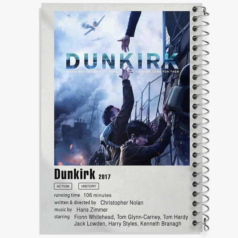دفتر مشق 100 برگ خندالو طرح دانکرک (Dunkirk) کد F11916