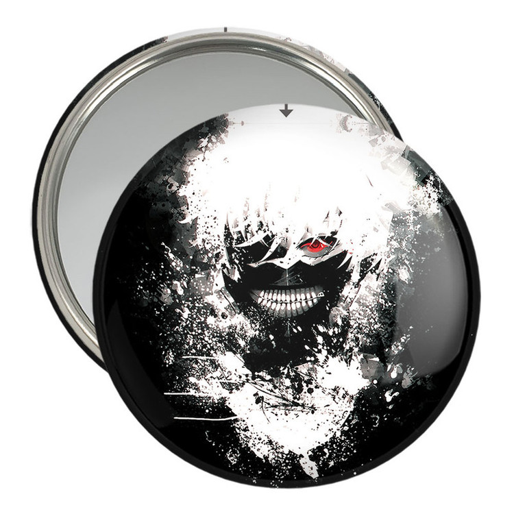 آینه جیبی خندالو مدل کانکی کن انیمه توکیو غول Tokyo Ghoul کد 11897