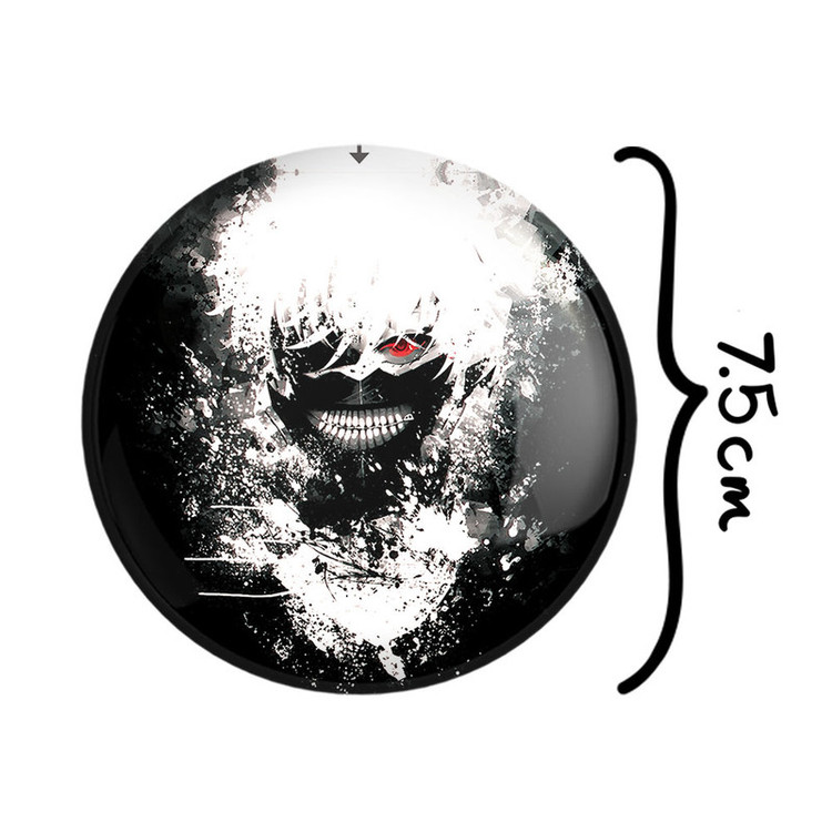 آینه جیبی خندالو مدل کانکی کن انیمه توکیو غول Tokyo Ghoul کد 11897