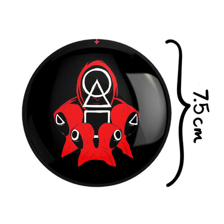 آینه جیبی خندالو مدل بازی مرکب Squid Game کد 10833