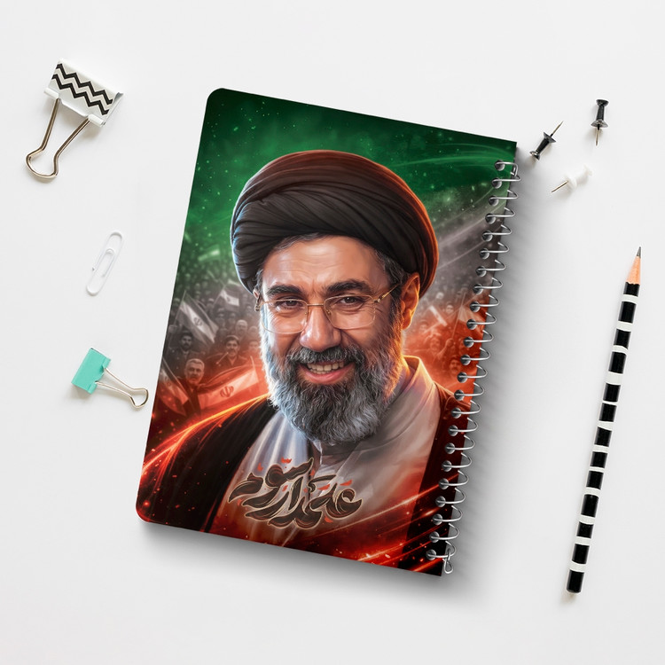 دفتر طراحی 50 برگ خندالو طرح آیت الله سید مجتبی خامنه ای کد F14646