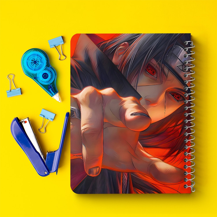 دفتر طراحی 50 برگ خندالو طرح ایتاچی اوچیها ناروتو (Naruto) کد F14602