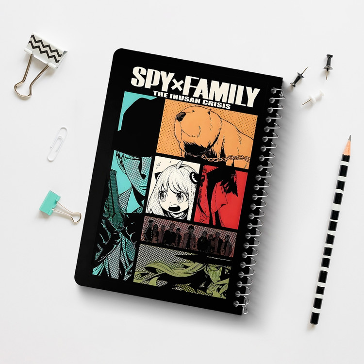 دفتر طراحی 50 برگ خندالو طرح اسپای ایکس فمیلی (Spy × Family) کد F14573