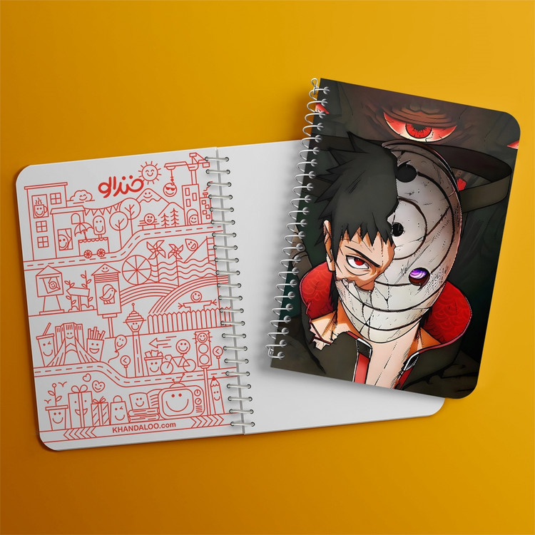 دفتر طراحی 50 برگ خندالو طرح اوبیتو اوچیها ناروتو (Naruto) کد F14571