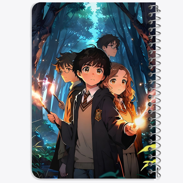 دفتر طراحی 50 برگ خندالو طرح هری پاتر (Harry Potter) کد F14536