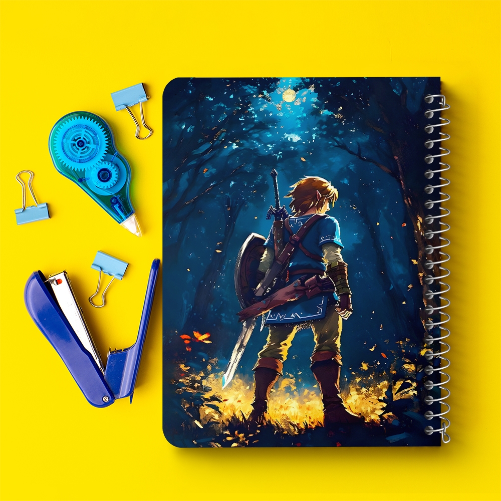 دفتر طراحی 50 برگ خندالو طرح افسانه زلدا (The Legend of Zelda) کد F14526