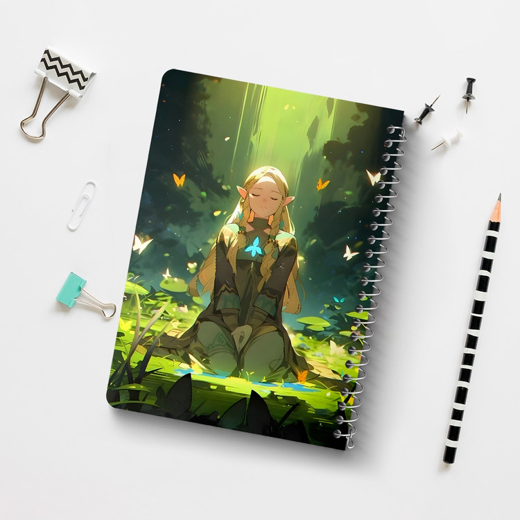 دفتر طراحی 50 برگ خندالو طرح افسانه زلدا (The Legend of Zelda) کد F14521