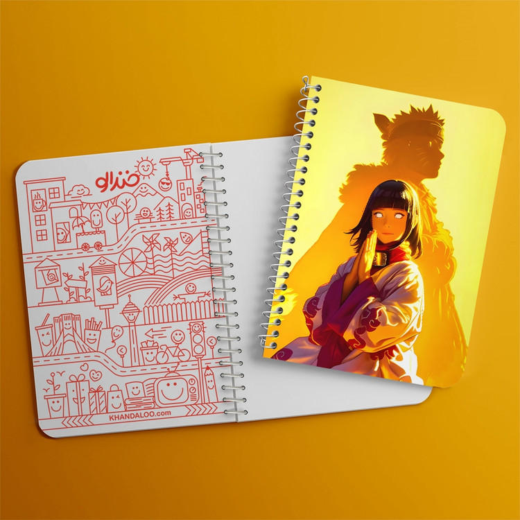 دفتر طراحی 50 برگ خندالو طرح هیناتا هیوگا ناروتو (Naruto) کد F14498