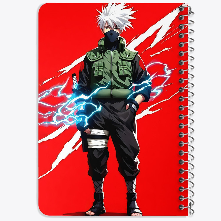 دفتر طراحی 50 برگ خندالو طرح کاکاشی هاتاکه ناروتو (Naruto) کد F14484