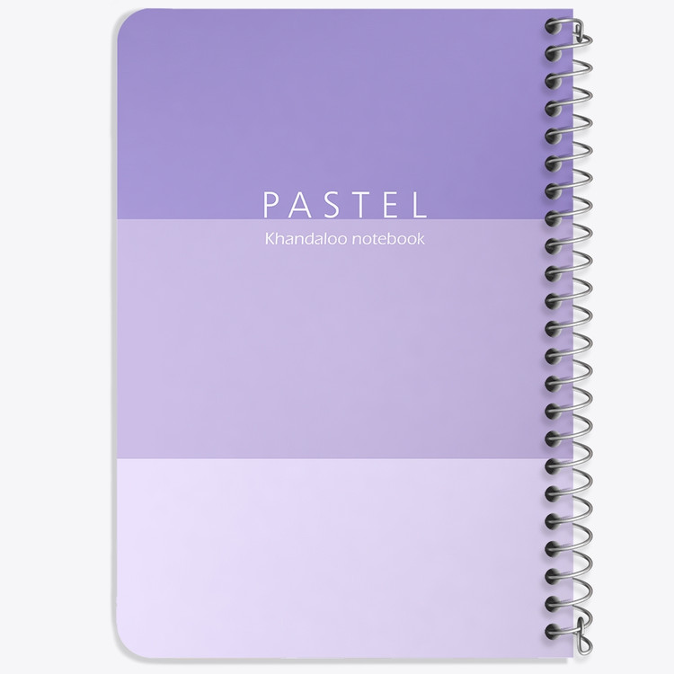 دفتر طراحی 50 برگ خندالو طرح طرح مینیمال پاستل (Pink) کد N9801