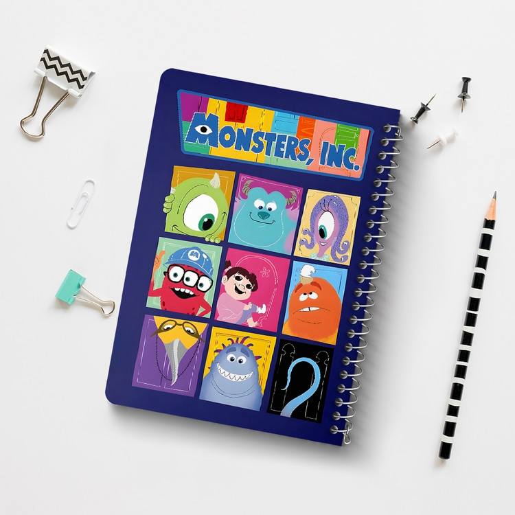دفتر طراحی 50 برگ خندالو طرح انیمیشن کارخانه هیولاها (Monsters,Inc) کد N9793