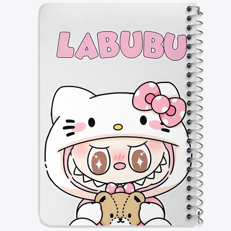 دفتر طراحی 50 برگ خندالو طرح عروسک لابوبو (Labubu) کد N9667
