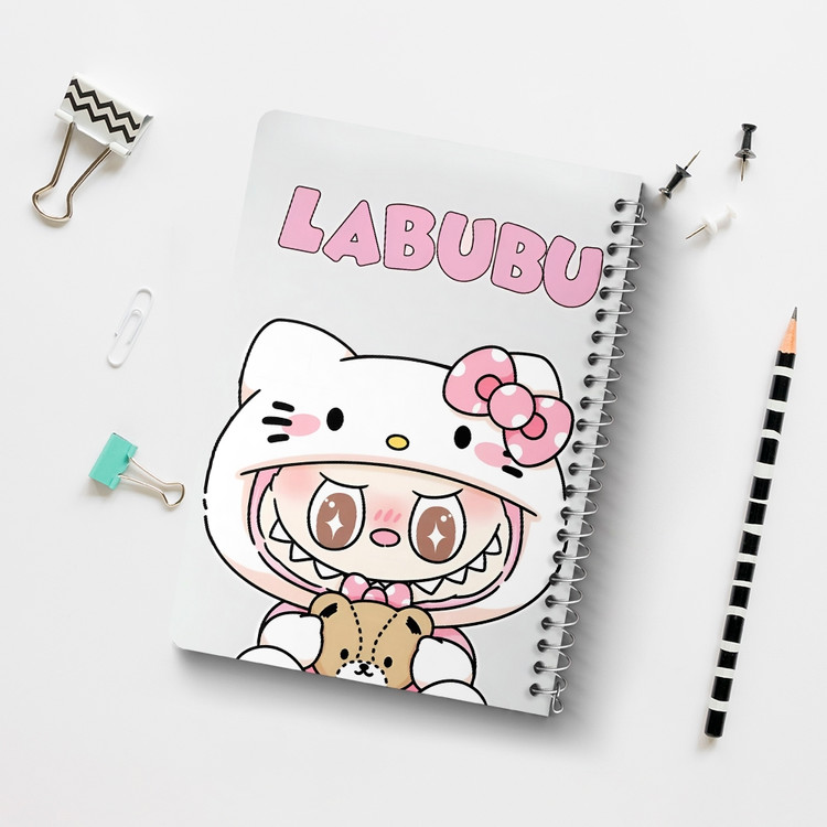 دفتر طراحی 50 برگ خندالو طرح عروسک لابوبو (Labubu) کد N9667