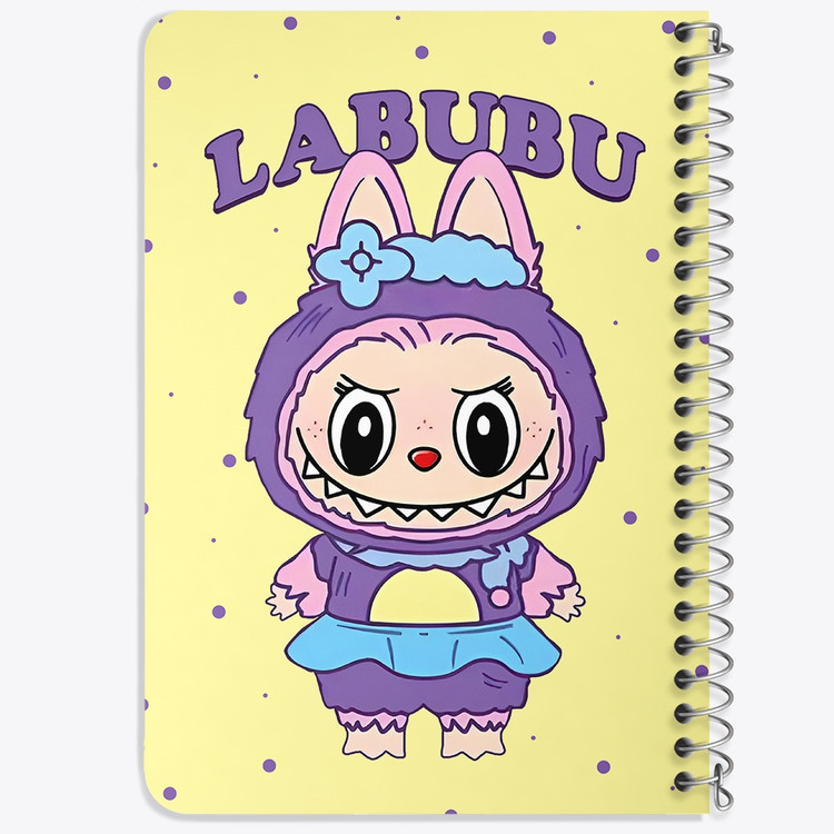 دفتر طراحی 50 برگ خندالو طرح عروسک لابوبو (Labubu) کد N9617