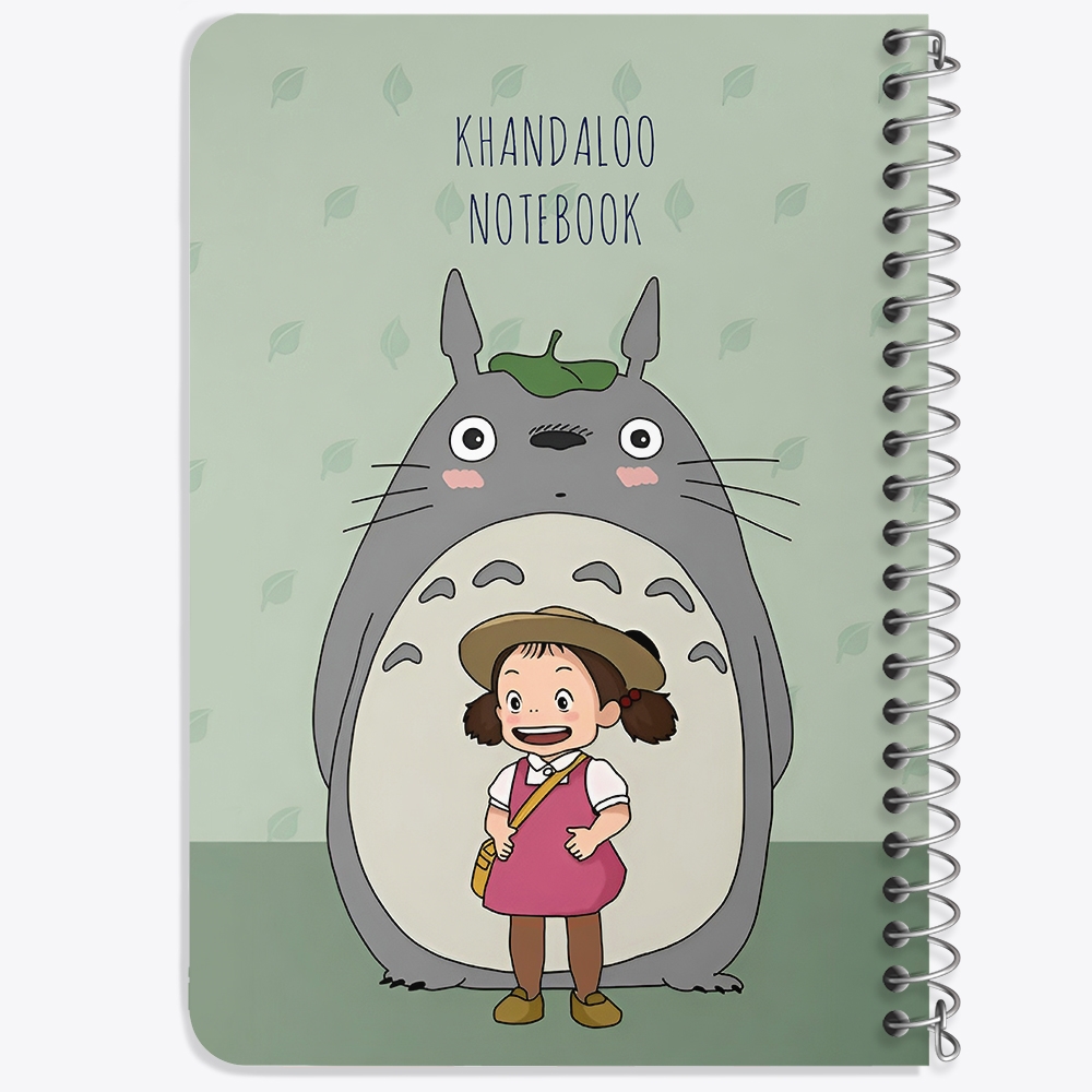 دفتر طراحی 50 برگ خندالو طرح انیمه توتورو (Totoro) کد N9609