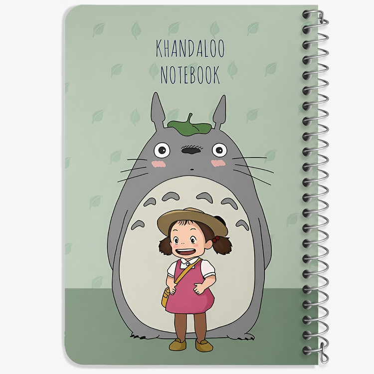 دفتر طراحی 50 برگ خندالو طرح انیمه توتورو (Totoro) کد N9609