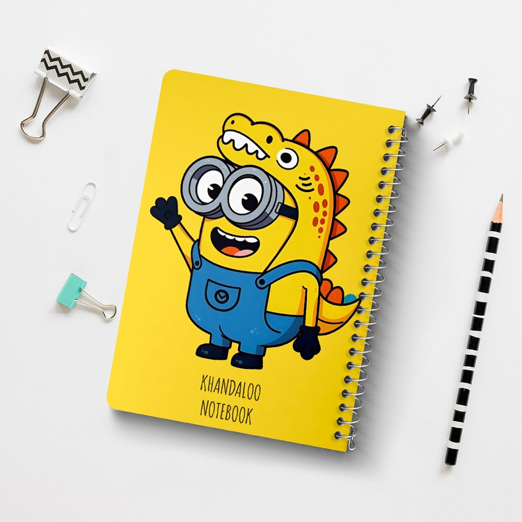 دفتر طراحی 50 برگ خندالو طرح مینیون ها (Minions) کد N9587