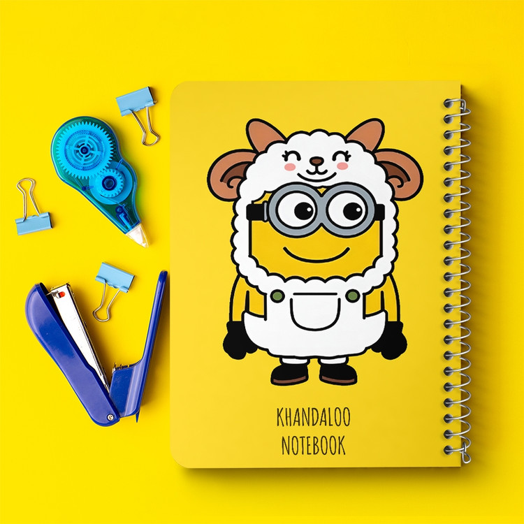 دفتر طراحی 50 برگ خندالو طرح مینیون ها (Minions) کد N9586