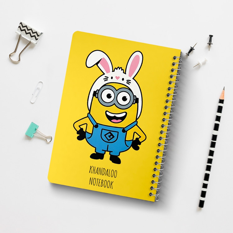 دفتر طراحی 50 برگ خندالو طرح مینیون ها (Minions) کد N9585