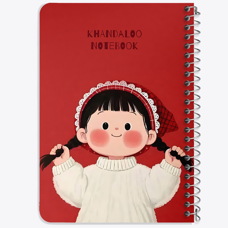 دفتر طراحی 50 برگ خندالو طرح دخترانه بامزه کد N9538