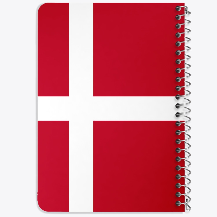 دفتر طراحی 50 برگ خندالو طرح پرچم دانمارک (Denmark) کد 38468