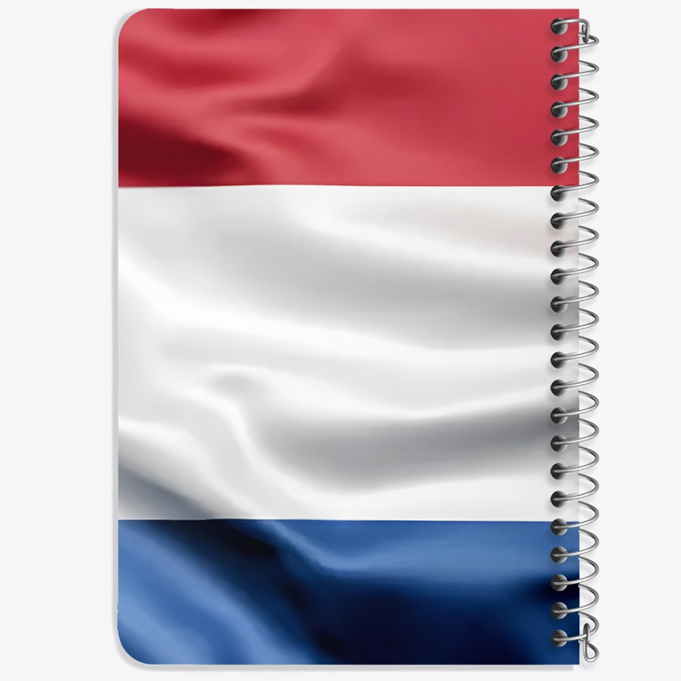 دفتر طراحی 50 برگ خندالو طرح پرچم هلند (Netherlands) کد 38443