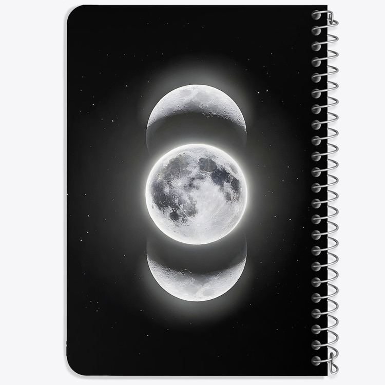 دفتر طراحی 50 برگ خندالو طرح ماه (Moon) کد 38061
