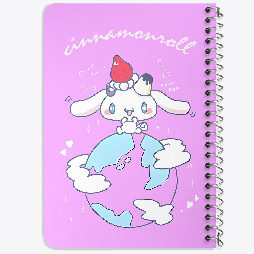 دفتر طراحی 50 برگ خندالو طرح سینامورول (Cinnamoroll) کد 37981