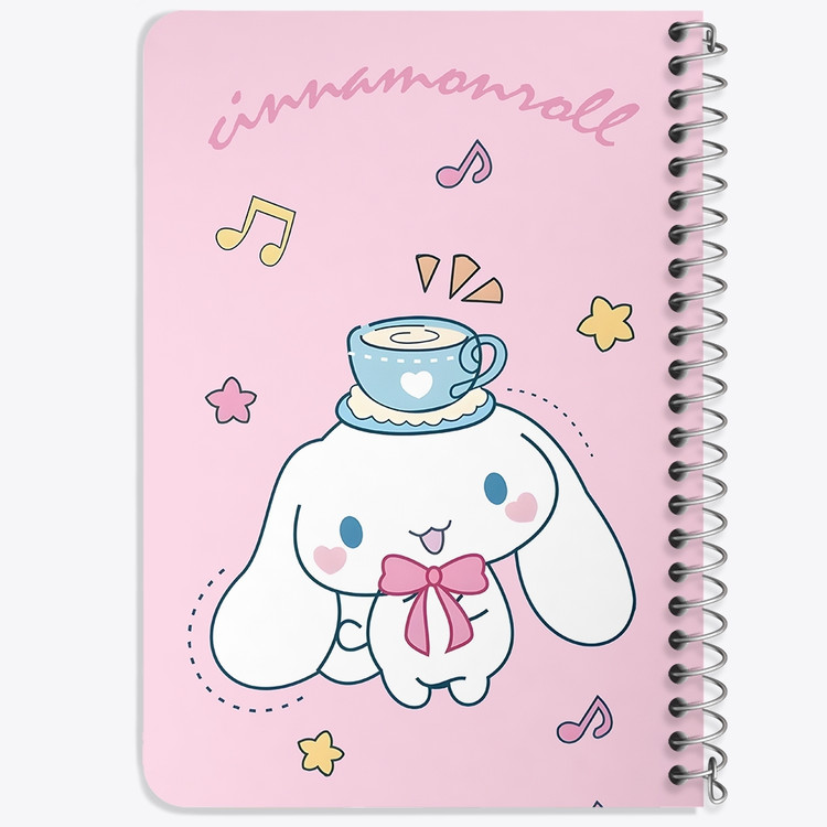 دفتر طراحی 50 برگ خندالو طرح سینامورول (Cinnamoroll) کد 37979
