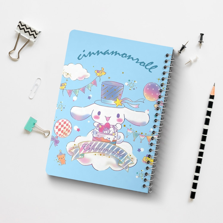 دفتر طراحی 50 برگ خندالو طرح سینامورول (Cinnamoroll) کد 37977