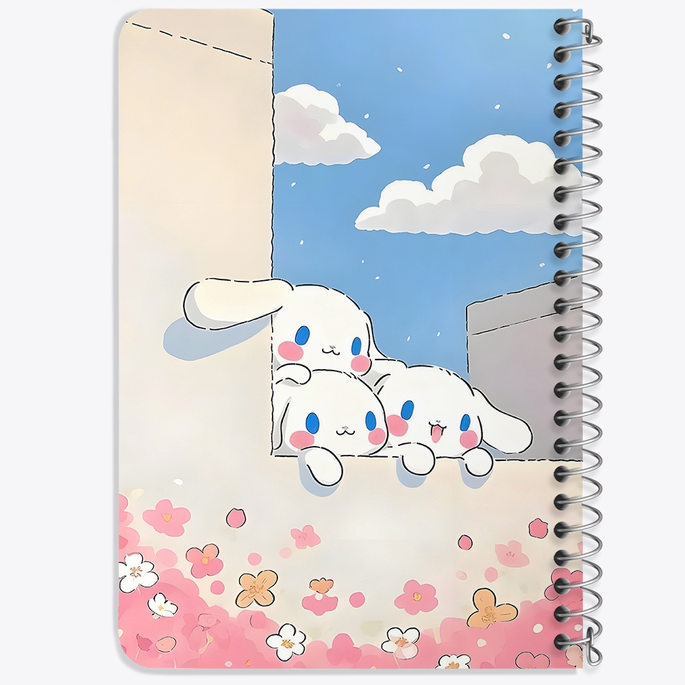 دفتر طراحی 50 برگ خندالو طرح سینامورول (Cinnamoroll) کد 37970
