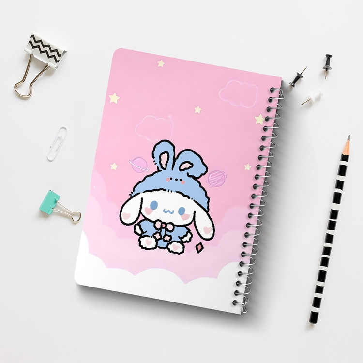 دفتر طراحی 50 برگ خندالو طرح سینامورول (Cinnamoroll) کد 37967