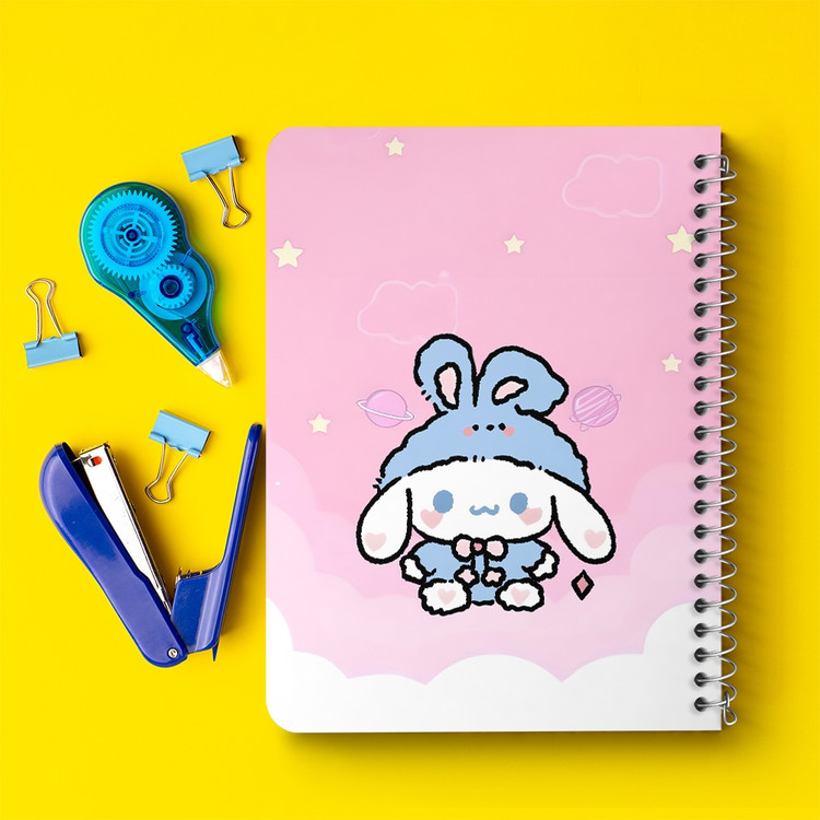 دفتر طراحی 50 برگ خندالو طرح سینامورول (Cinnamoroll) کد 37967