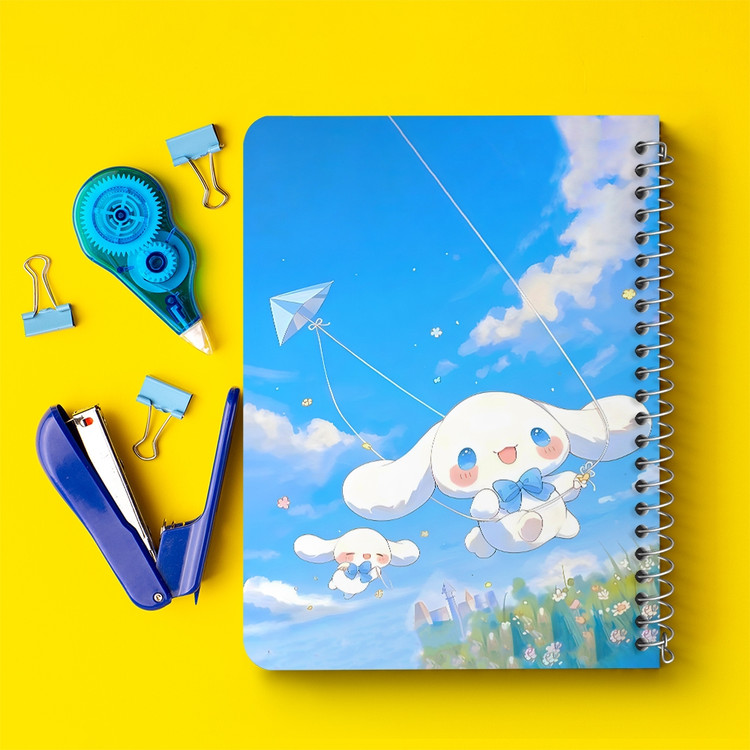 دفتر طراحی 50 برگ خندالو طرح سینامورول (Cinnamoroll) کد 37963