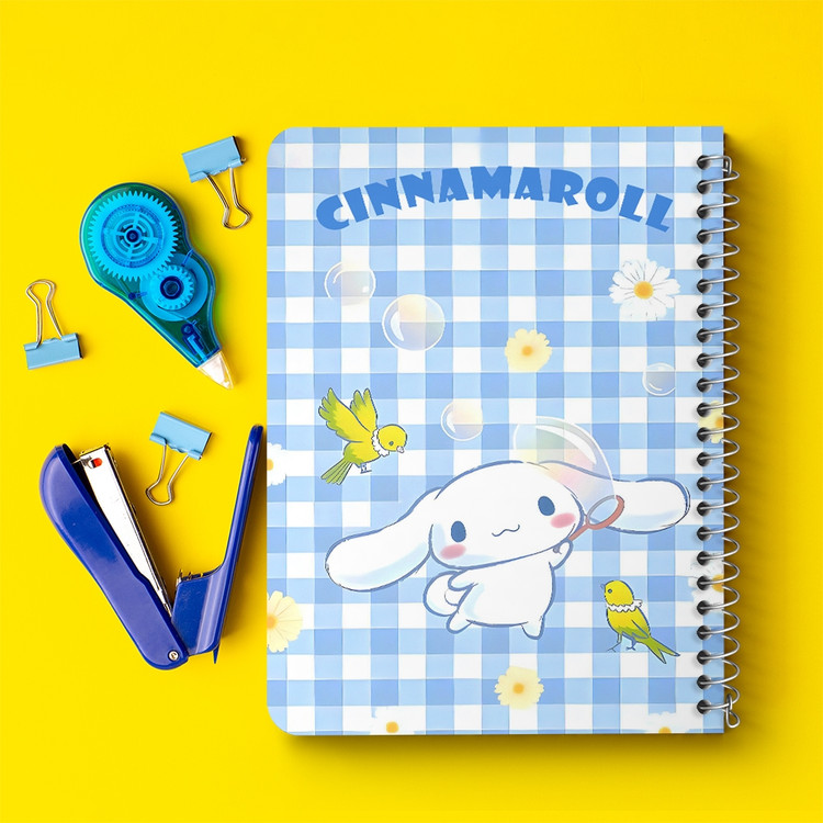 دفتر طراحی 50 برگ خندالو طرح سینامورول (Cinnamoroll) کد 37953
