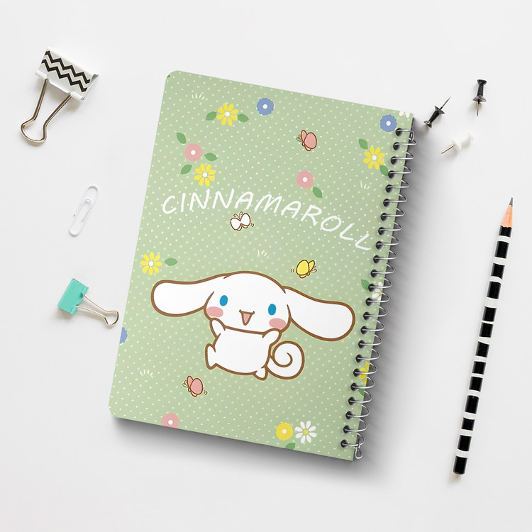دفتر طراحی 50 برگ خندالو طرح سینامورول (Cinnamoroll) کد 37949