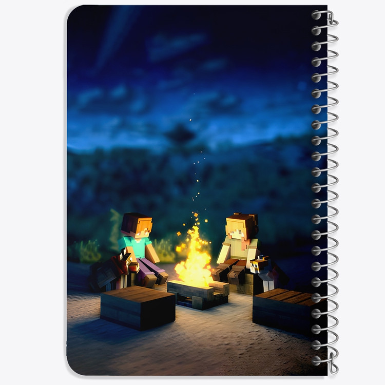 دفتر طراحی 50 برگ خندالو طرح ماینکرافت (Minecraft) کد 37857