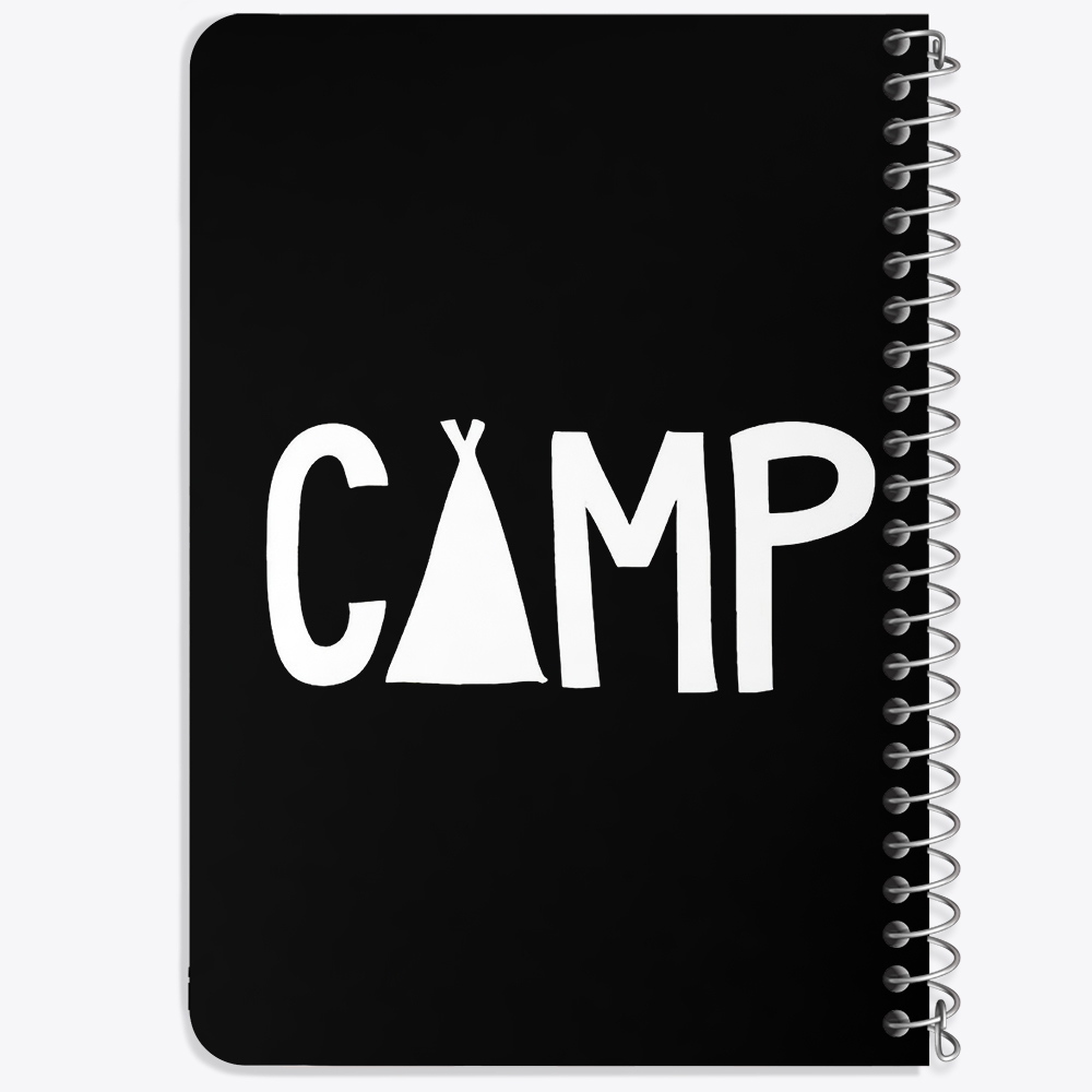 دفتر طراحی 50 برگ خندالو طرح کمپینگ (Camping) کد 37832