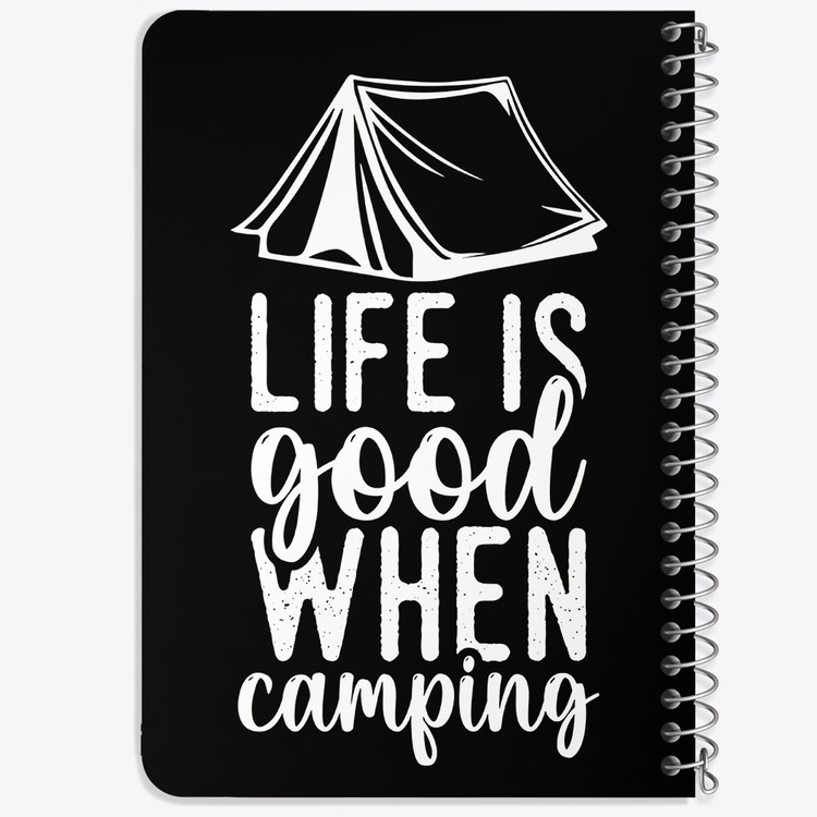دفتر طراحی 50 برگ خندالو طرح کمپینگ (Camping) کد 37804