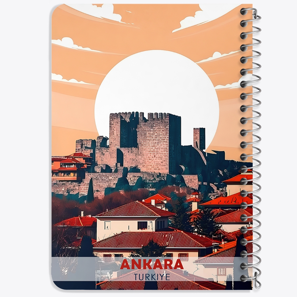 دفتر طراحی 50 برگ خندالو طرح آنکارا (Ankara) کد 37715