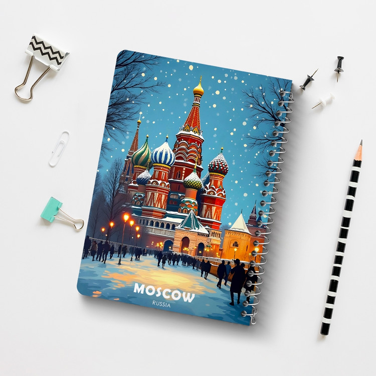دفتر طراحی 50 برگ خندالو طرح مسکو (Moscow) کد 37708